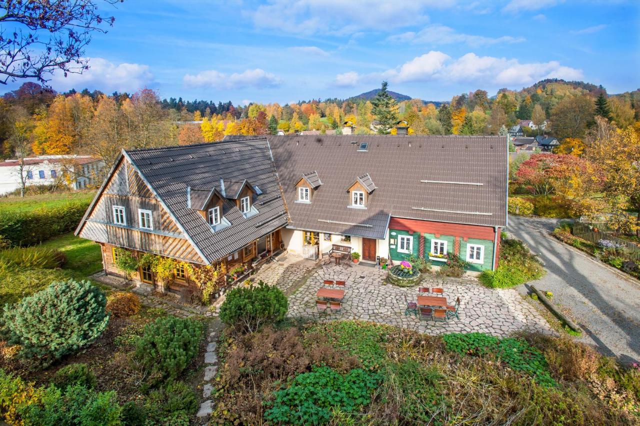 Penzion Na Stodolci Chřibská Buitenkant foto